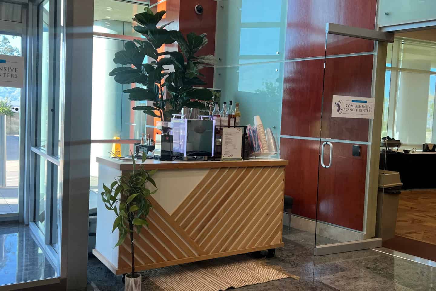 A mobile coffee bar for office events in Las Vegas