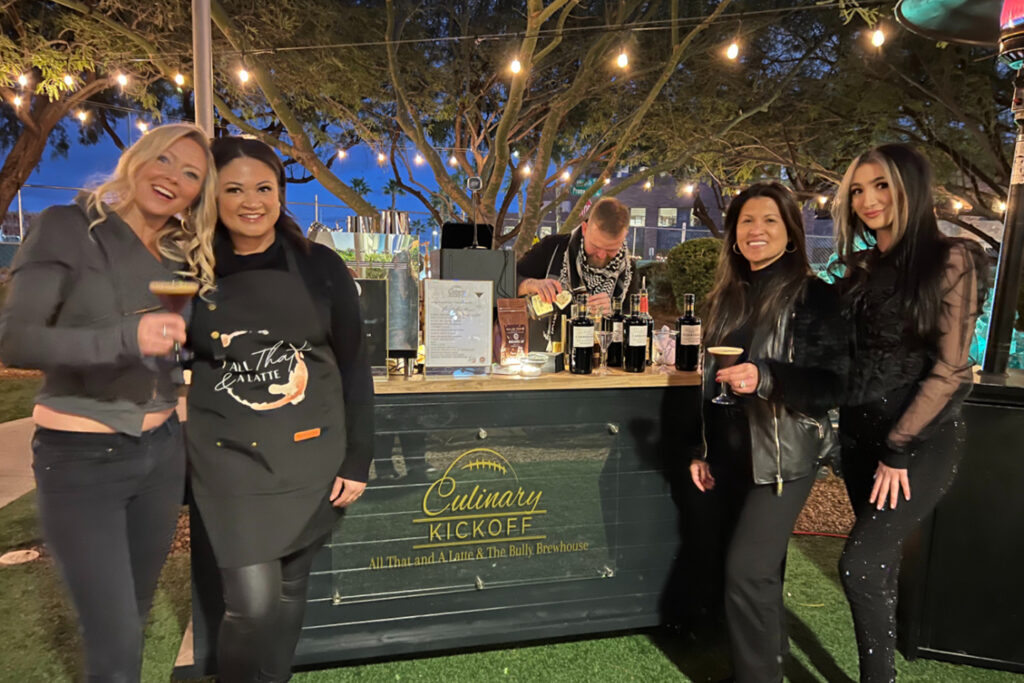 Custom branded coffee bar