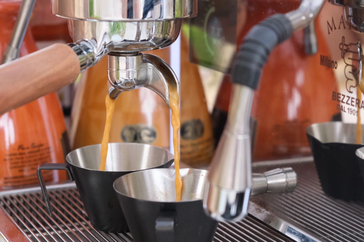 Coffee espresso machine for mobile coffee bar service in Las Vegas.